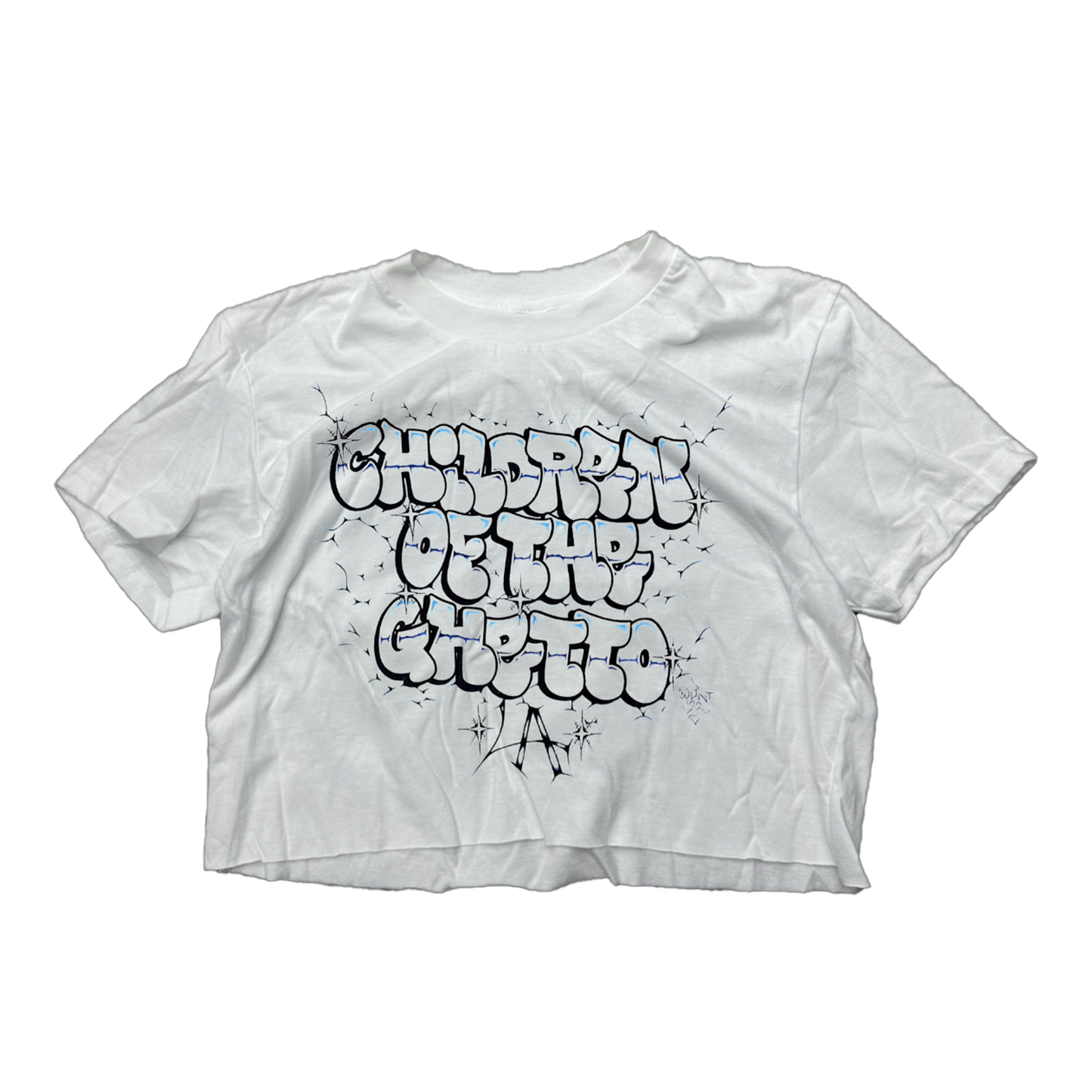 Grafitti Womens Crop Tee