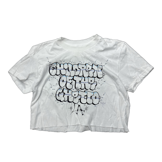 Grafitti Womens Crop Tee
